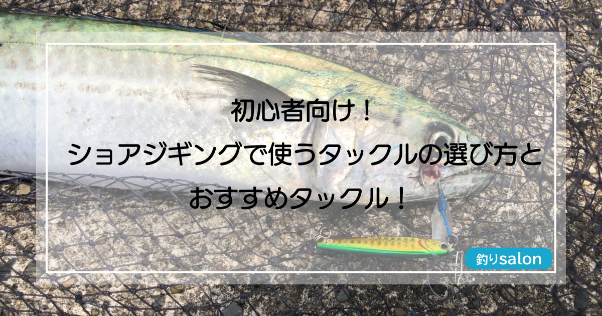 初心者向け! ショアジギングで使うタックルの選び方とおすすめタックル！ | 釣りsalon